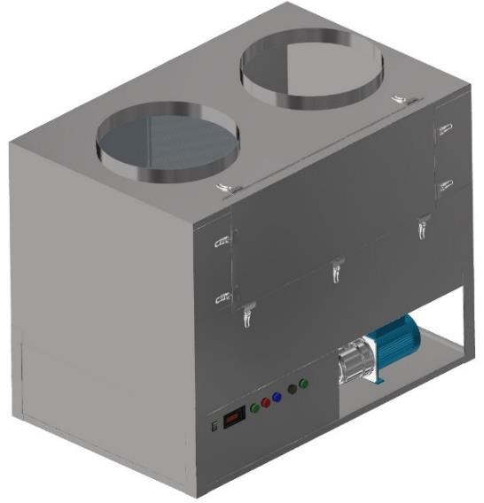 Горизонтальный гидрофильтр ГГвН-1.2Ф