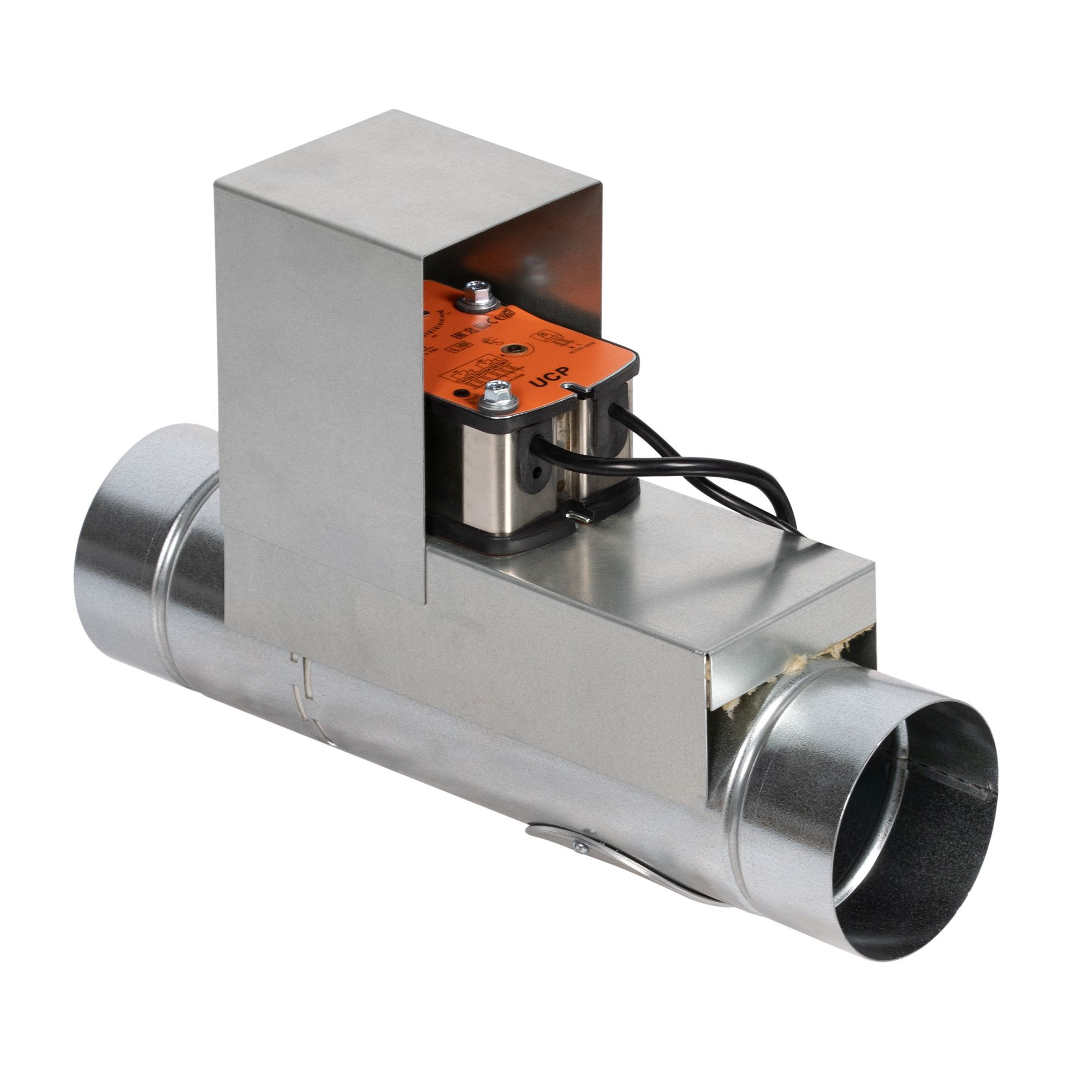 Клапан противопожарный SHUFT SHFDO-90-O-d450-MB230-F-0-Kk-0, Ø450 мм, EI 90