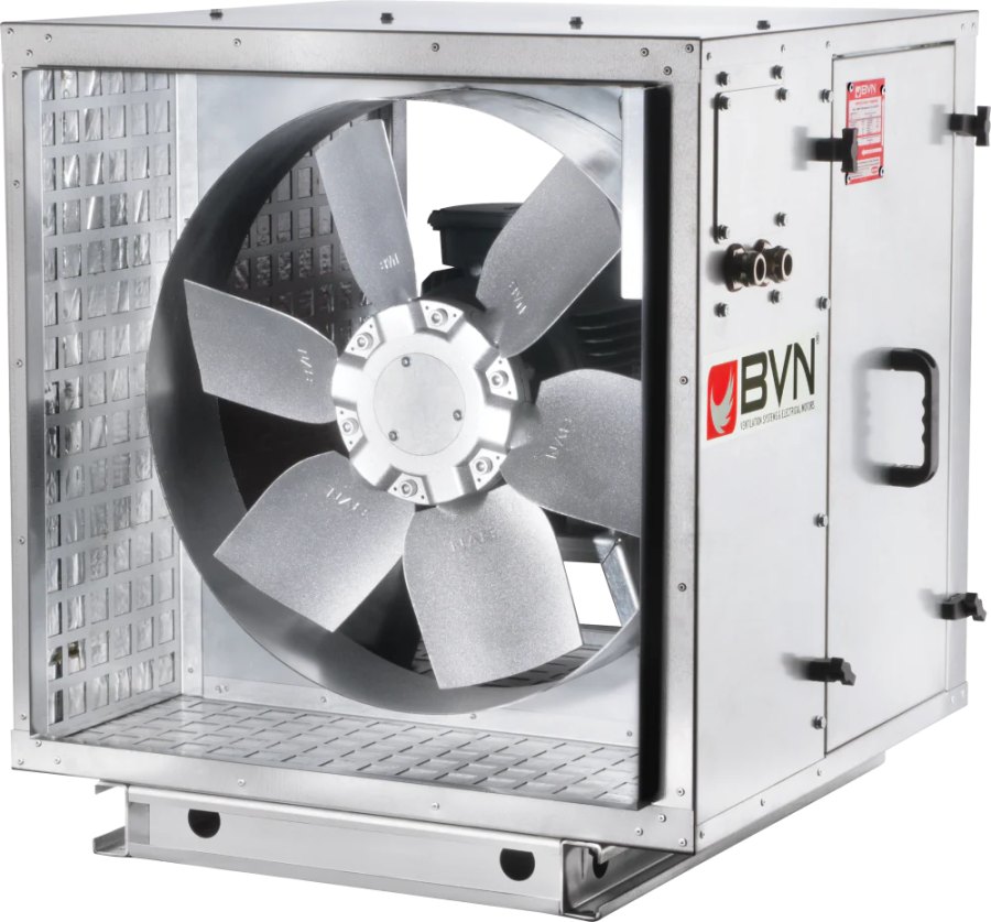Шумоизолированный канальный осевой вентилятор дымоудаления ARMO-C 1250