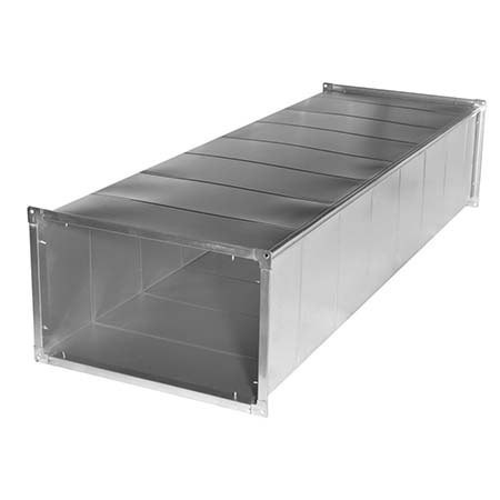 Воздуховод прямоугольный из оцинкованной стали 0,7 мм Ванвент — изготовление по размерам